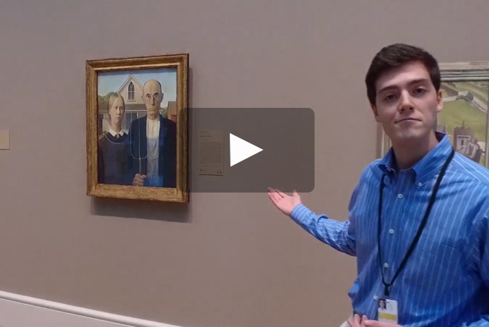 History major Alden Mohacsi '19 is spending his summer providing tours of the renowned Art Institute of Chicago as part of a summer internship program.