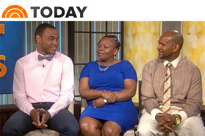 Tyree Grant '18 recently appeared on the "Today" show to discuss his journey from from foster homes to a full scholarship to Dickinson.