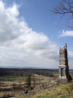 ERSC Gettysburg Class Trip Monument