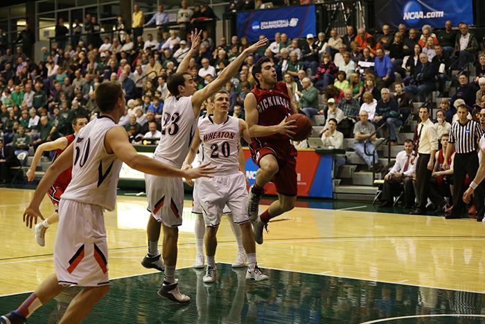 Adam Honig '14 chipped in 17 points to help the Red Devils earn a spot in the "Elite Eight" for the first time in the college's history.