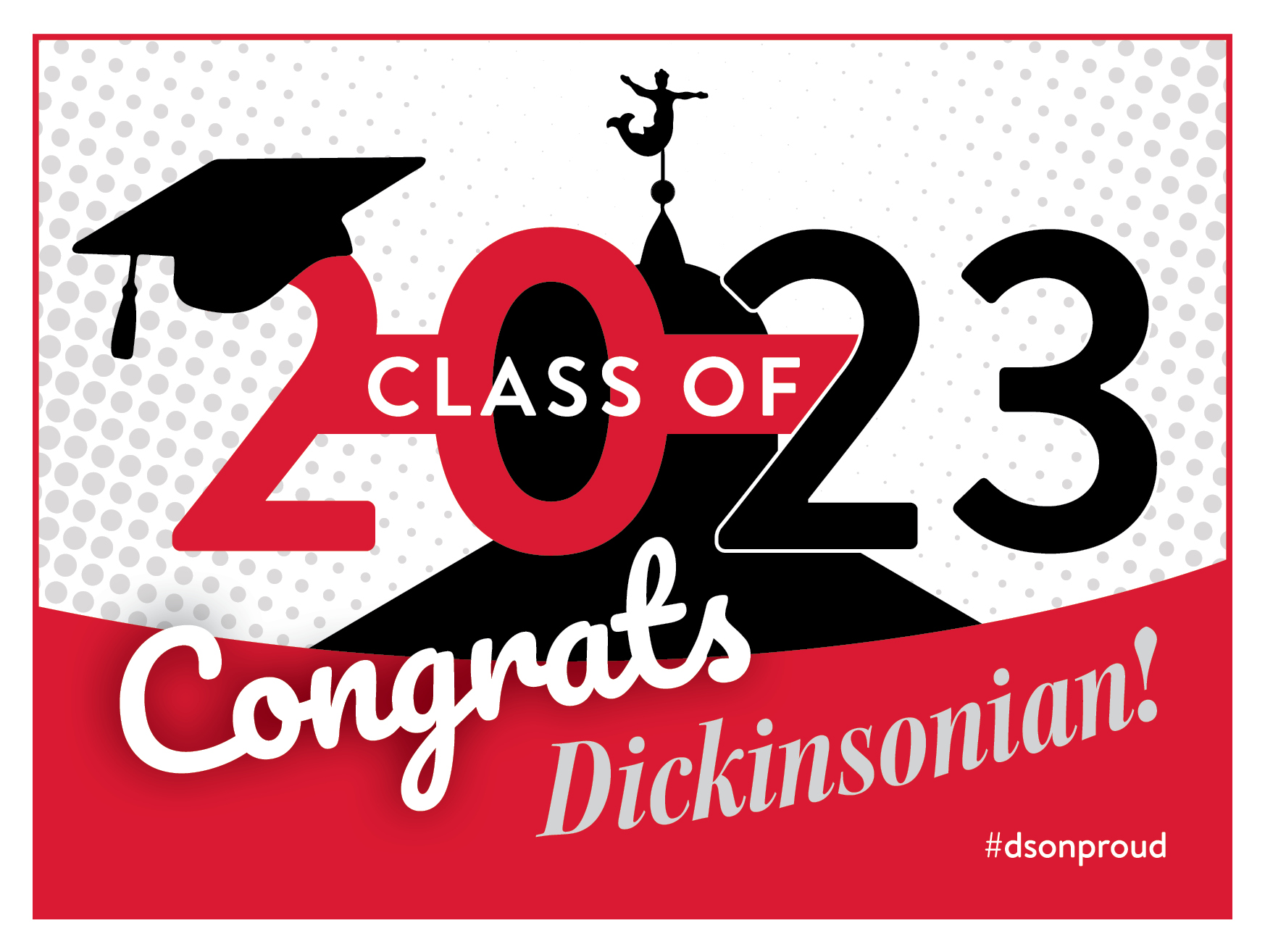 1 Yard sign class of 2023 congrats