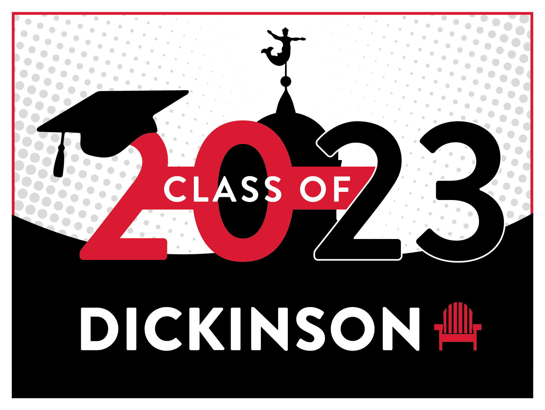 2 Yard sign class of 2023 wchair