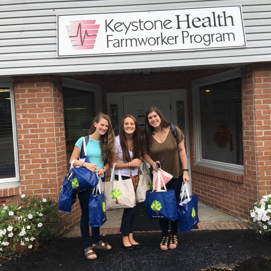 Dickinson Students at Keyston Health Clinic 2016