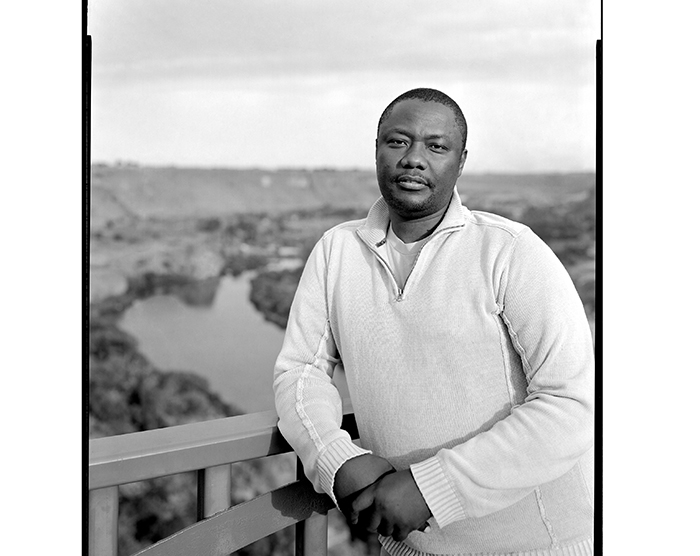 Zeze Rwasama, director of the office, Refugee Center at the College of Southern Idaho. Image by Jon Cox.