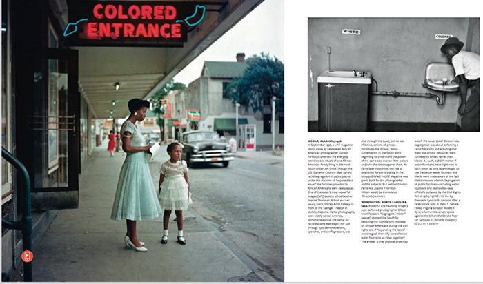 Spread from The Good Fight, by Rick Smolan and Jennifer Erwitt