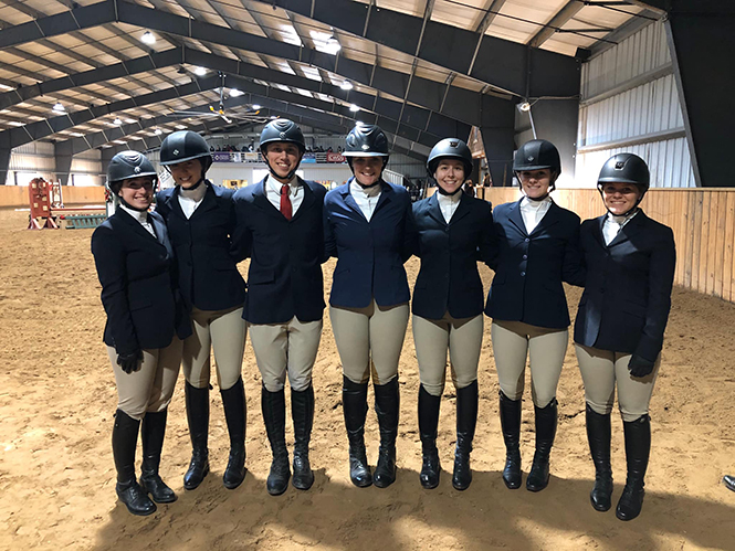 The Dickinson College Equestrian Team competed at the Tournament of Champions, where they represented Dickinson among a number of nationally recognized teams.