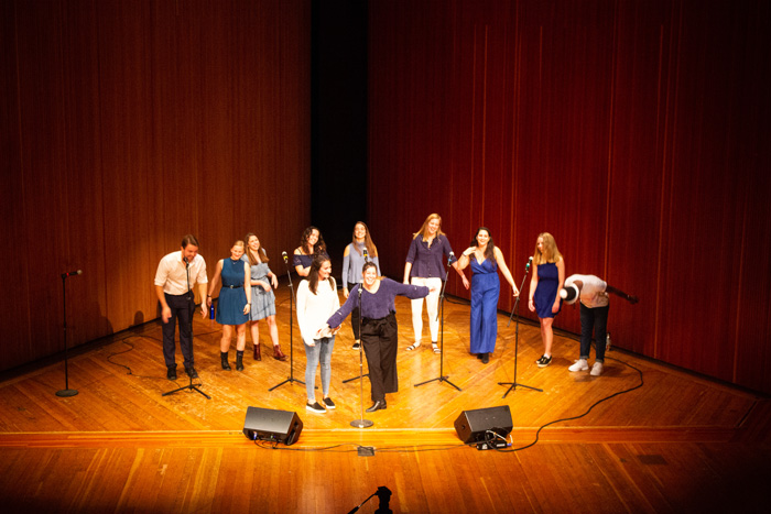 Dickinson&rsquo;s student-led vocal groups kicked off with a Dec. 5 concert by the D-Tones, Dickinson&rsquo;s inaugural co-ed a cappella group.