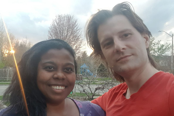 Alexandra-Selene Jarvis ’10 and husband Brendon Robinson