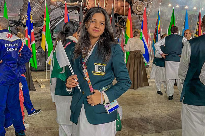 Amna Fayyaz at the Commonwealth Games
