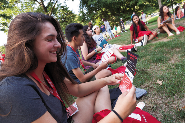 BBQ with student mentors
