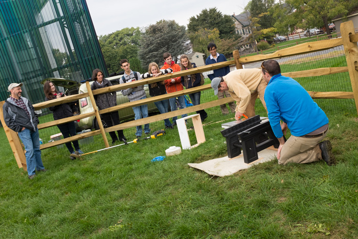 Hives go in on campus