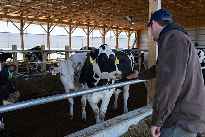 The College Farm's biodigester converts waste into renewable energy. It's also a fruitful resource for student research. Photo by Dan Loh.
