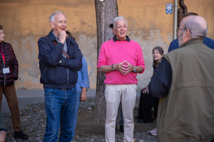 Wallace and President Jones in Bologna