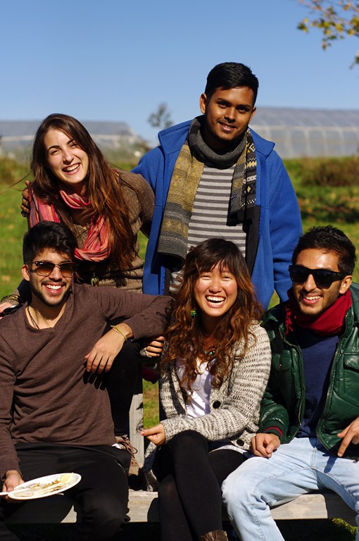 Dickinson College 2014 seniors at the College Farm