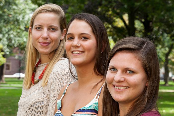 rachel gilbert, grace lange, sarah wright