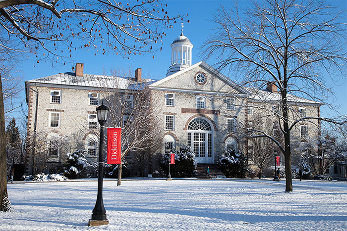 campus snow