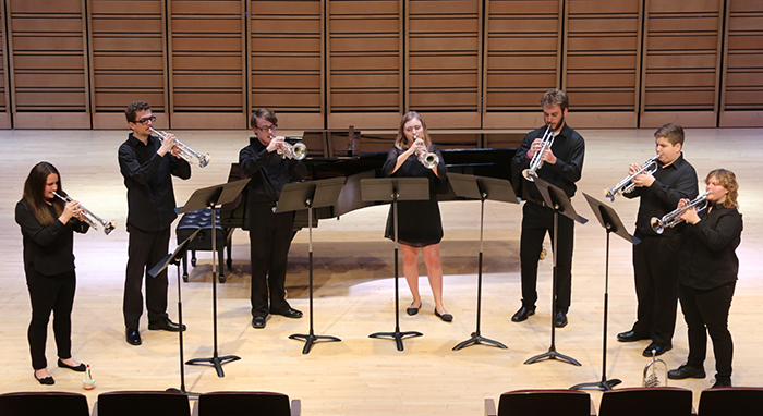 chamber music in the Rubendall Recital Hall.