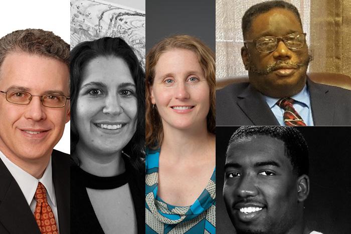 A photo collage of Clarke Forum Environmental Justice panelists.