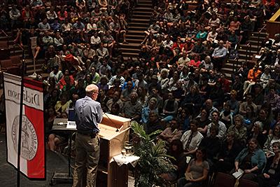 Picture of Clarke McKibben lecture at Dickinson College