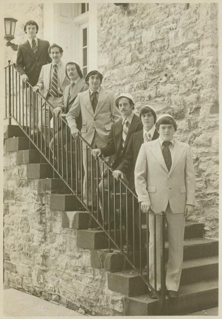 Raven's Claw of 1978. This group includes young George Hager, a Founders' Society member and trustee.