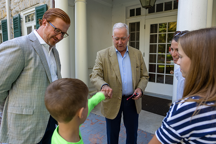 Giving is a family value for the Cocores family. Photo by Dan Loh.