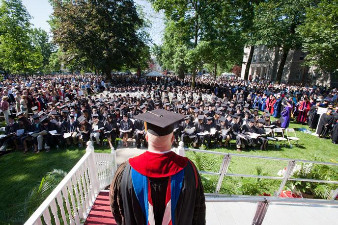 Photograph from Commencement 2012