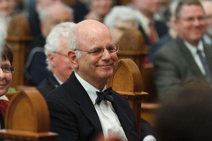 Truman Bullard attends a 2014 concert of Brahms' Requiem.