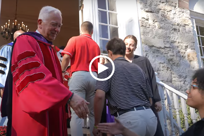 Convocation video image