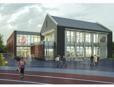 The new Durden Athletic Center.