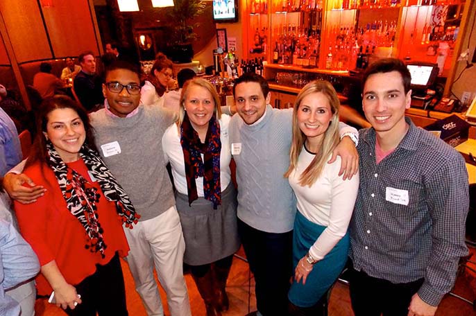 D.C.-area alumni paint the capitol city red during a regional alumni event.