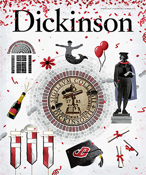 Dickinson magazine spring 2025 cover 300x361