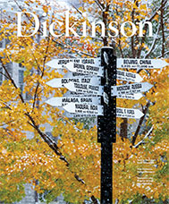 Dickinson winter 2019 magazine cover