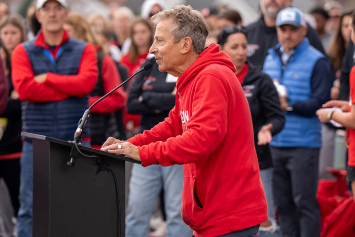 Don Nichter at a podium