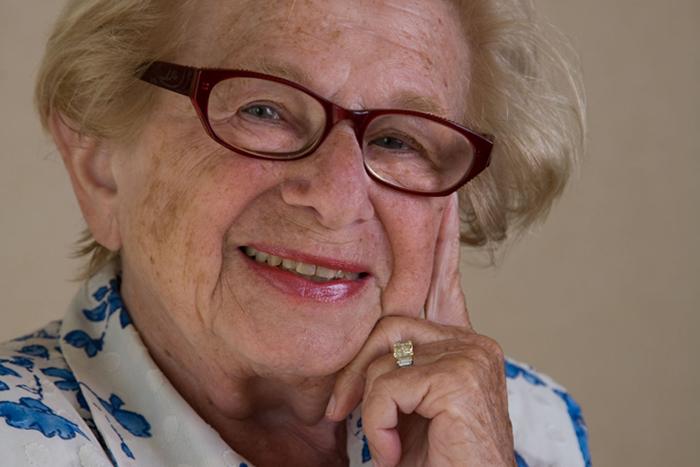 Portrait of Dr Ruth Westheimer