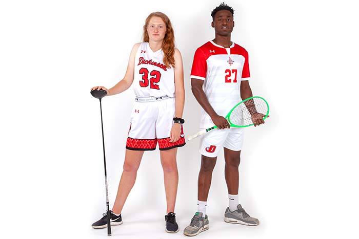 Hannah Heiring '20 and Oosie Imoro '21