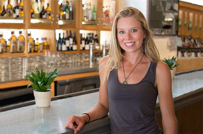 Jillian Herschlag '09. Photo courtesy of Zagat.com.