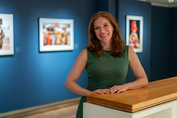 The Trout Gallery's new director, Shannon Eagan.