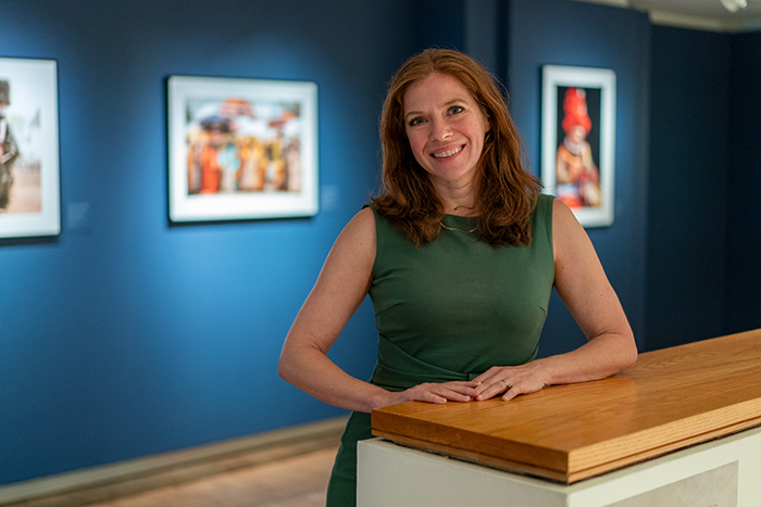 The Trout Gallery's new director, Shannon Eagan. 