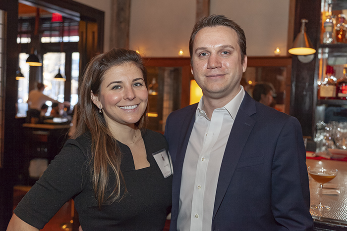 Elena Takacs McGill '04 and husband Oliver McGill.