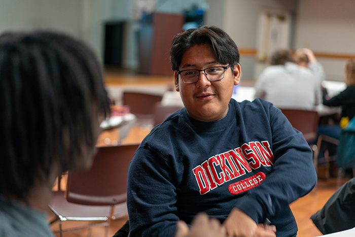 Students learned valuable leadership skills--and connected with like-minded peers--during the 2024 Emerging Leadership Retreat. Photo by Dan Loh.