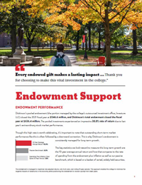 Image of endowment report cover.