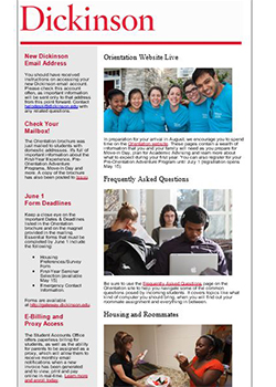 Orientation Enewsletter