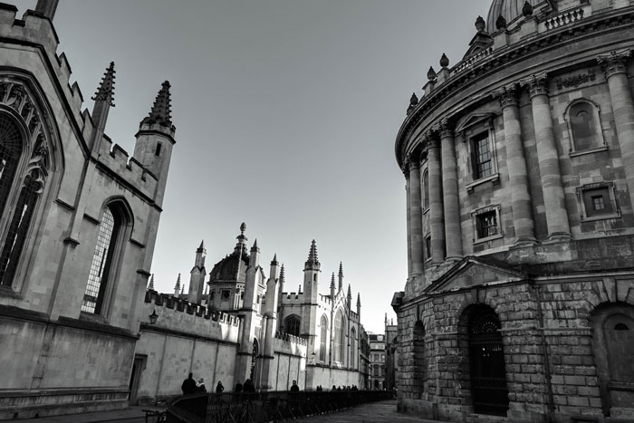 the streets of Oxford England