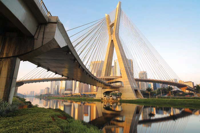 Estaiada bridge sao paulo brazil latin america 153457886