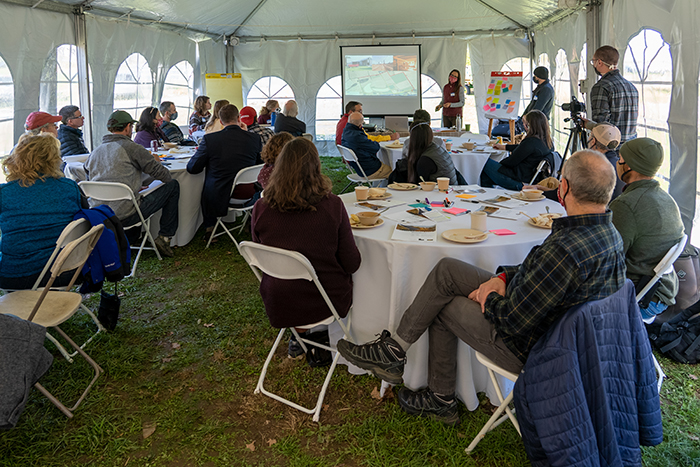 All attendees had an opportunity to learn about the project and weigh in.  Photo by Joe O'Neill.