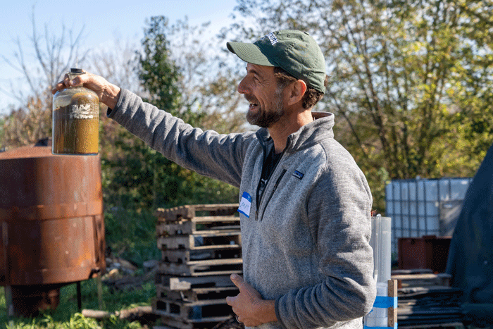 Matt Steiman, the farm’s livestock and energy projects manager