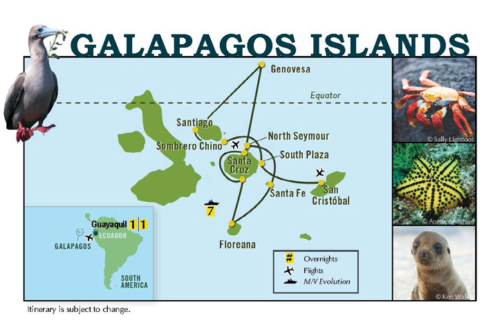 Galapagos map