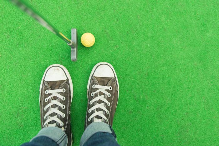 Converse and mini golf