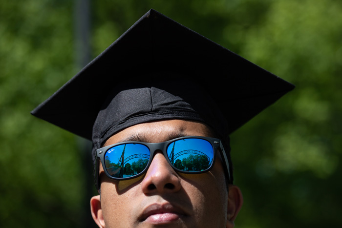 Student at Graduate Recognition Ceremonies