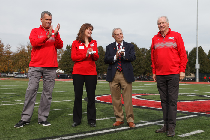 Les Poolman (former director of athletics).